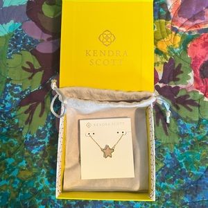 Gold Kendra Scott Star Necklace